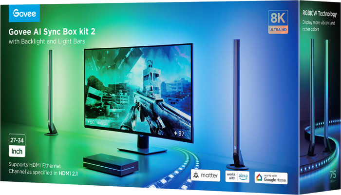 Govee AI Sync Box Kit 2 27-34 inches packaging