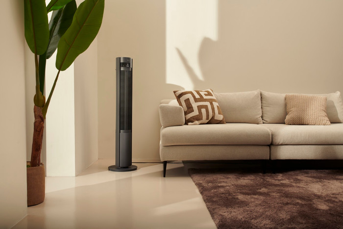Duux Elevate Smart Gray product in use