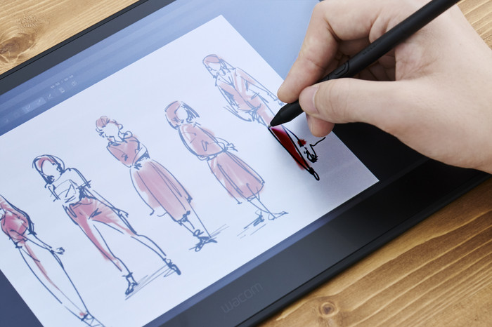 Wacom Movink 13 produkt in gebrauch