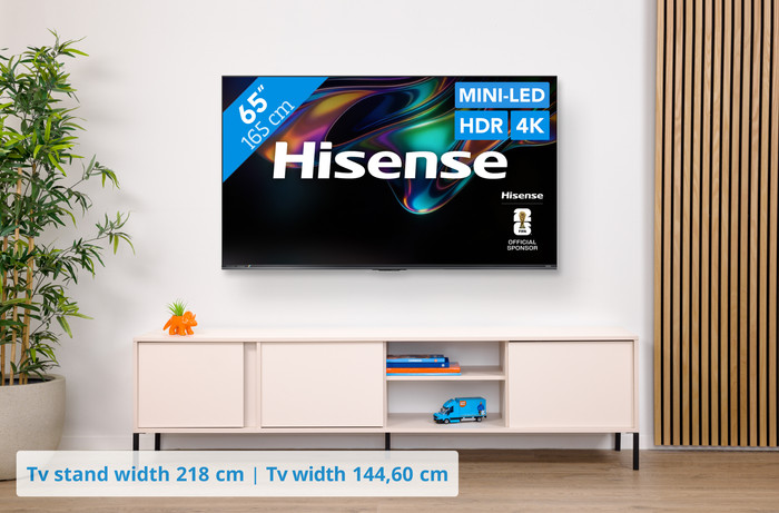 Hisense RGB Mini-LED 65 inches UR8S (2026) visual Coolblue 1