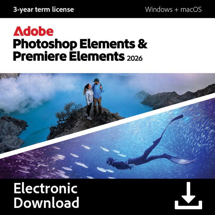 Adobe Photoshop und Premiere Elements 2026 3 Jahre - Digital Main Image