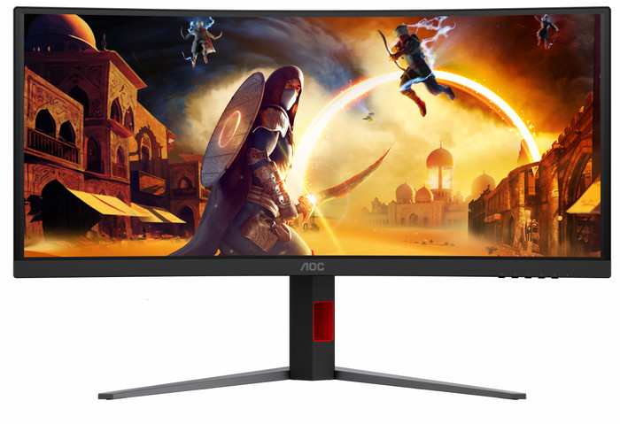 AOC AGON CU34G4CAP Curved vorne