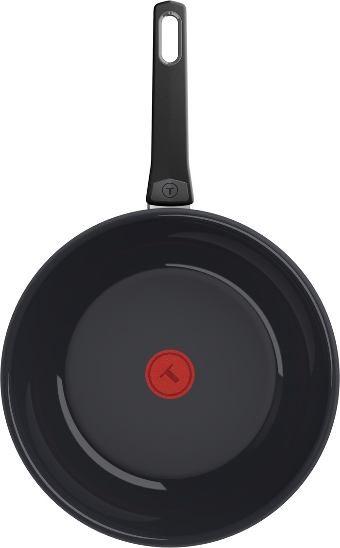 Tefal Ceramic Control Grey Wok 28 cm oberseite