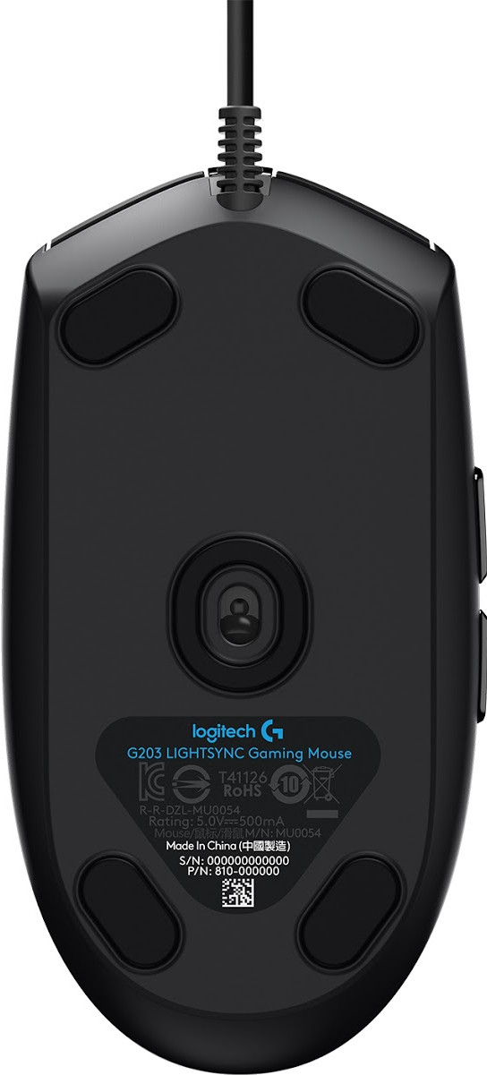 Logitech G203 Lightsync Gaming-Maus Schwarz null