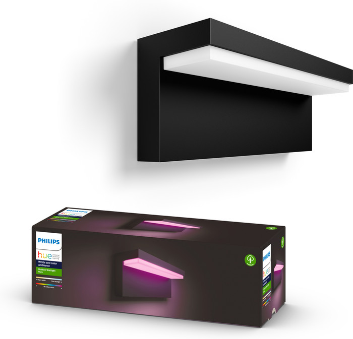 Philips Hue Nyro Wall Lamp White and Color Black null