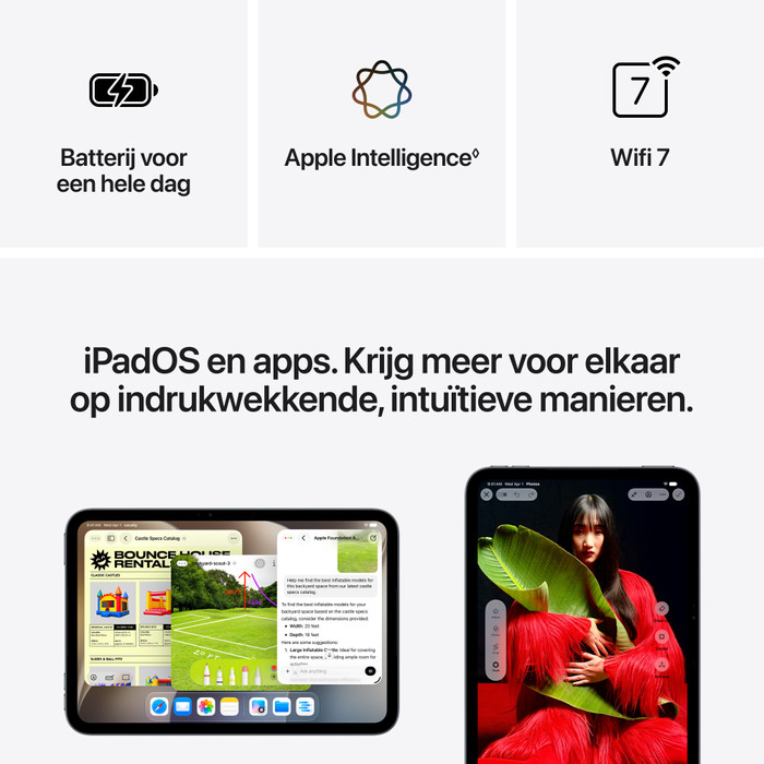 Apple iPad mini 8 (2026) 8,5" 512GB Wi-Fi Mitternacht visueller lieferant
