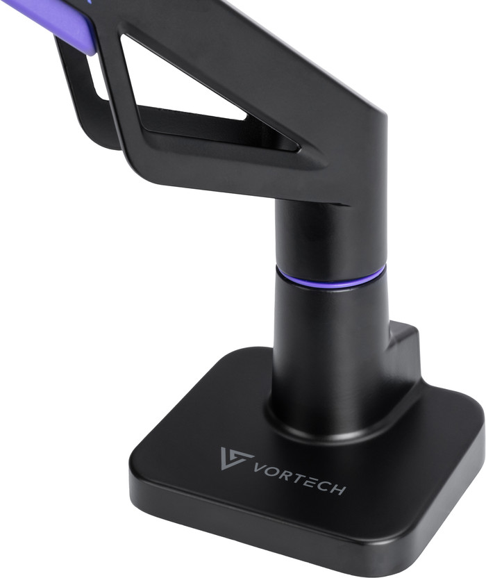Vortech Monitorhalterung mit Gasfeder detail