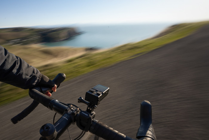 HoverAir X1 PRO MAX Ultimate Cycling Kit produkt in gebrauch