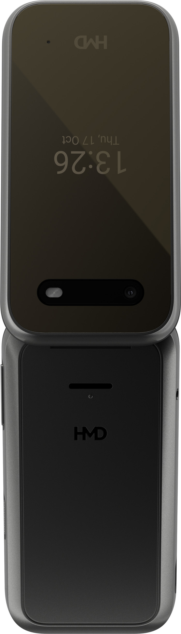 HMD 2660 Flip 128MB Schwarz rückseite