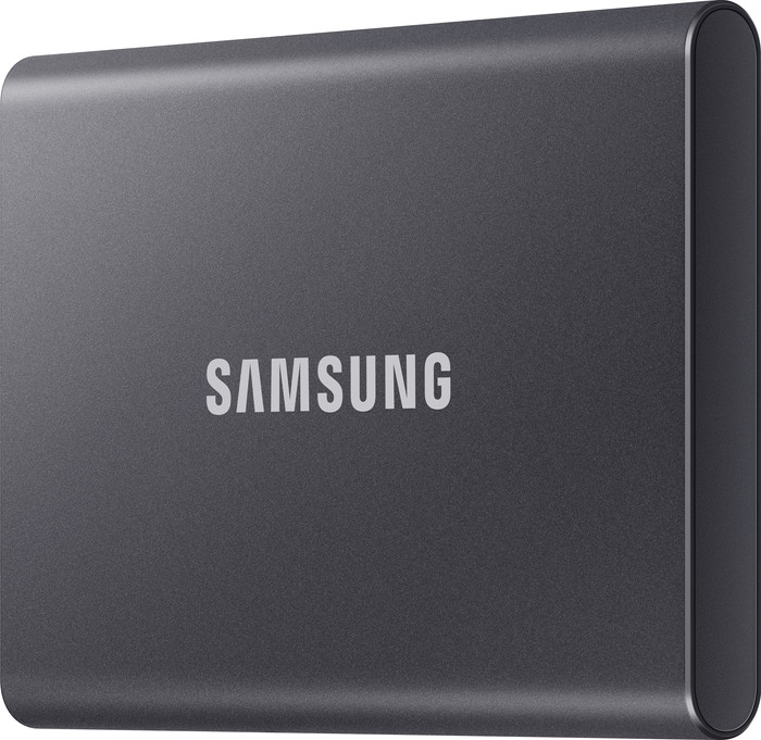 Samsung T7 Portable SSD 1TB Grau rechte seite
