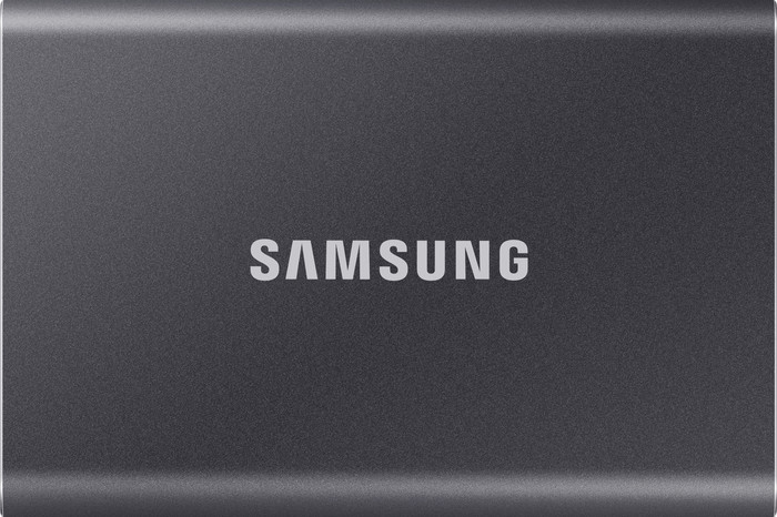 Samsung T7 Portable SSD 1TB Grau vorne