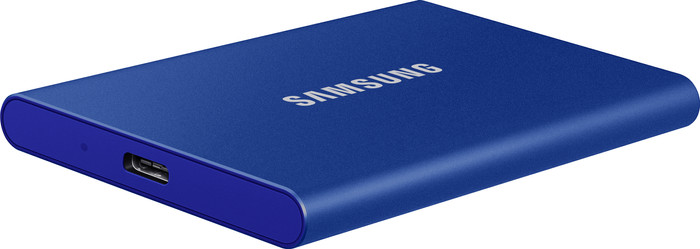 Samsung T7 Portable SSD 1TB Blau unten