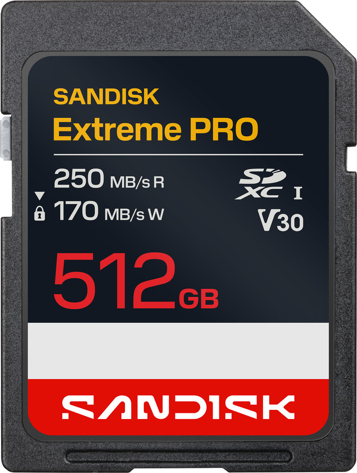 SANDISK Extreme PRO SDXC 512GB 170 MB/s Main Image