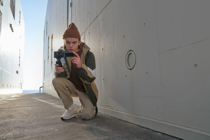 Sony ZV-1 Vlog produkt in gebrauch