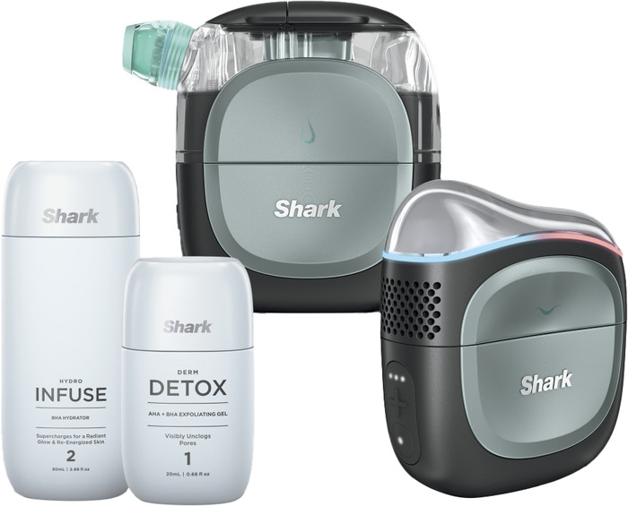 Shark FacialPro Glow + DePuffi FH320EUBK Schwarz Main Image