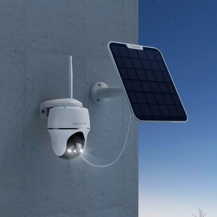 Reolink Argus B440 + Solar Panel 2 produkt in gebrauch