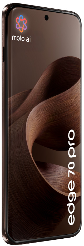 Motorola Edge 70 Pro 256GB Braun 5G vorne