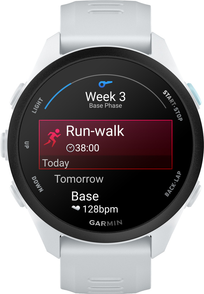 Garmin Forerunner 70 43mm White front