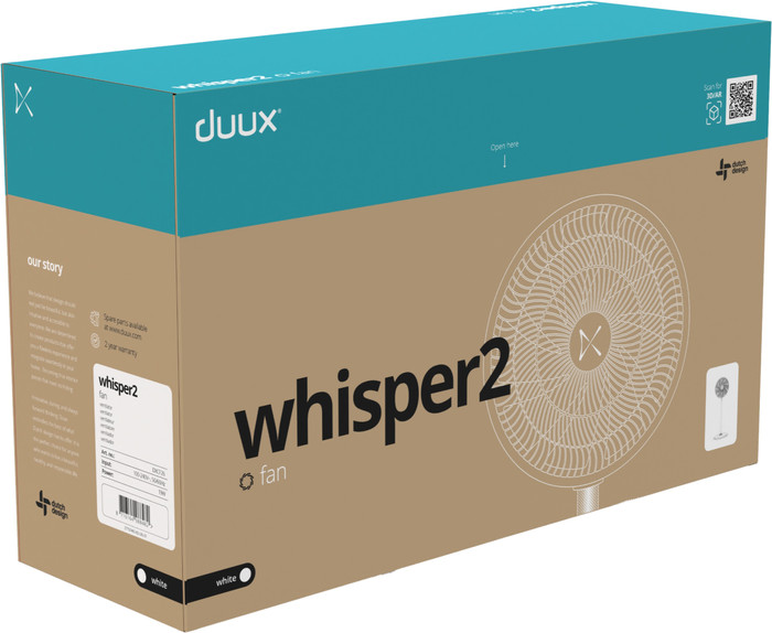 Duux Whisper 3 Black packaging