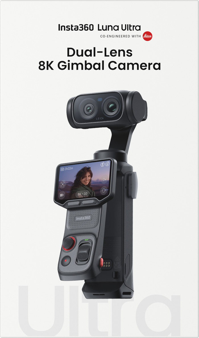 Insta360 Luna Ultra Creator Bundle Schwarz verpackung