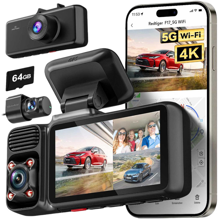 Redtiger F17 3CH 4K WLAN GPS 64GB visueller lieferant