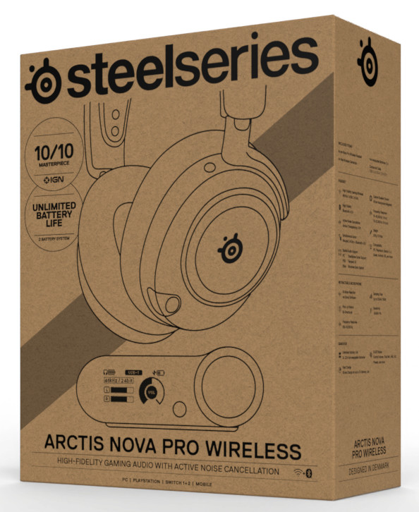 SteelSeries Arctis Nova Pro Wireless packaging