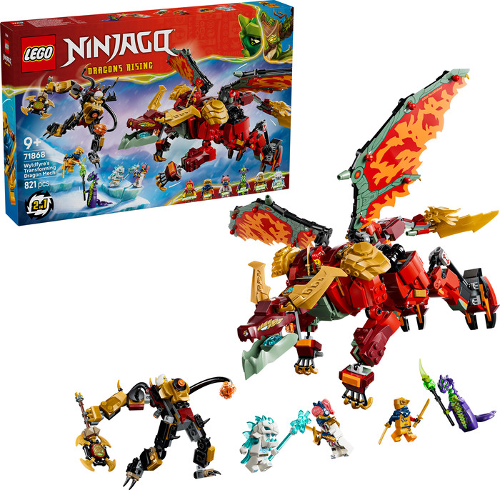 LEGO Ninjago Wyldfyres Drachenmech 71868 rechte seite