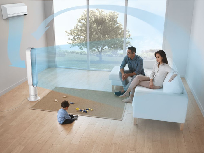 Dyson AM07 Weiß/Silber null