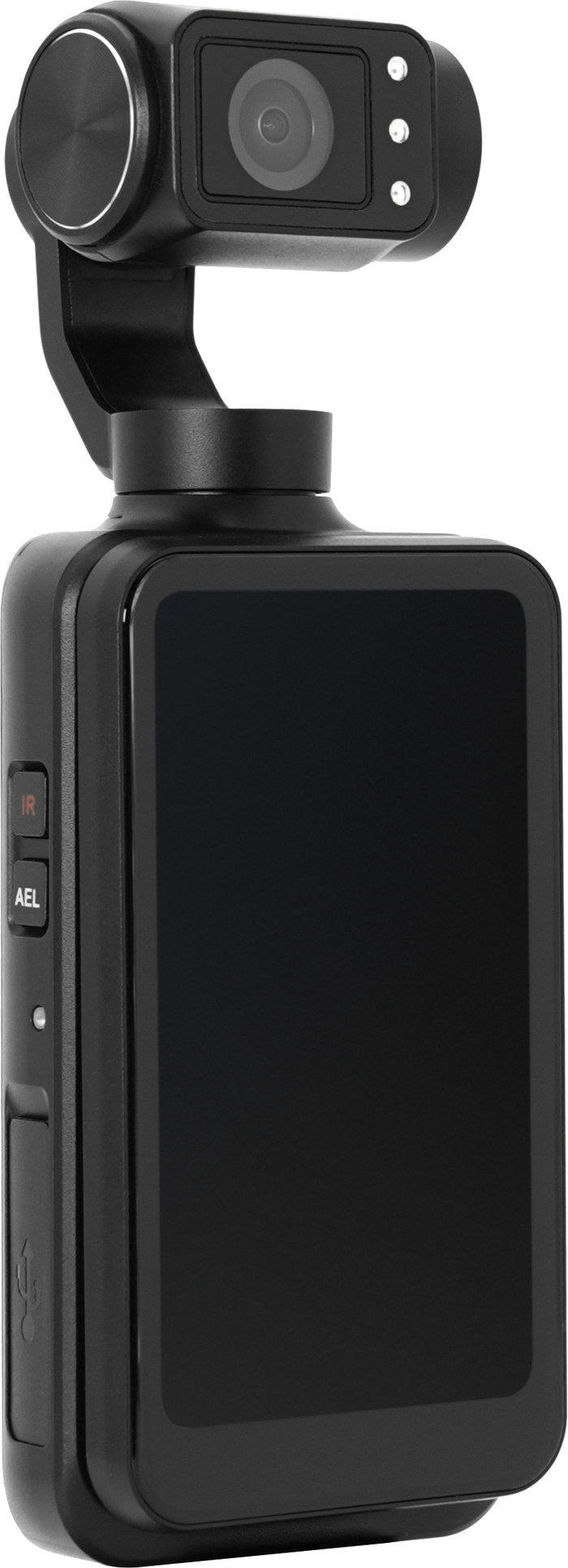 AgfaPhoto Realimove MC3X Mini Gimbal-Kamera linke seite
