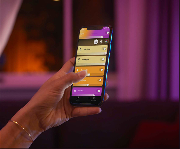 Philips Hue Lightstrip Plus White & Color 1 m Erweiterung produkt in gebrauch