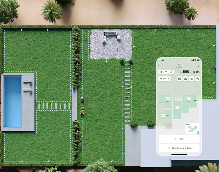 Dreame A2 1200 produkt in gebrauch