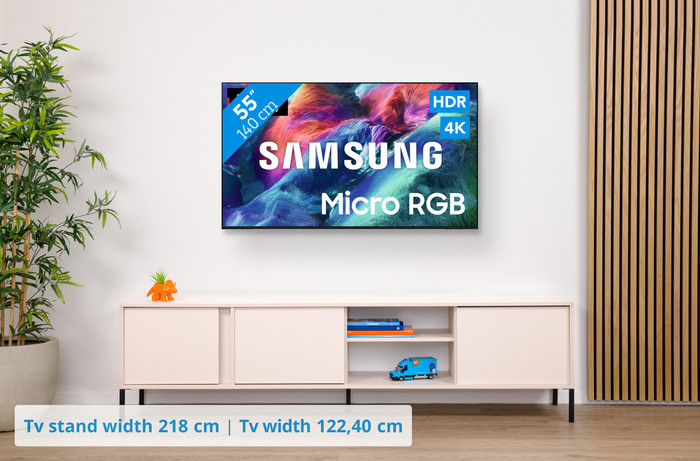 Samsung 55 inches Micro RGB R85H (2026) visual Coolblue 1