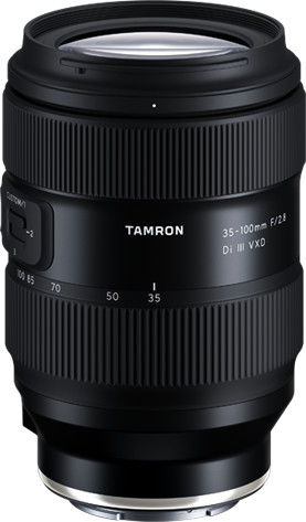 Tamron 35-100mm f/2.8 Di III VXD Sony FE oberseite