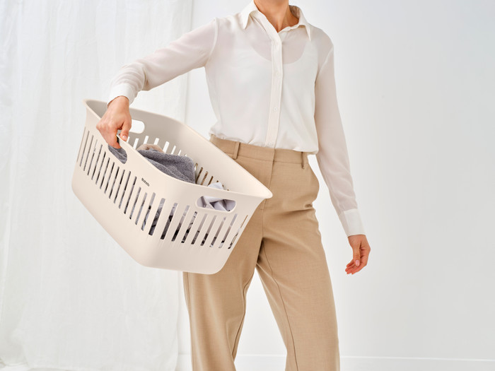 Brabantia Collect-It Wäschekorb 40 Liter - 2er-Set - Beige produkt in gebrauch