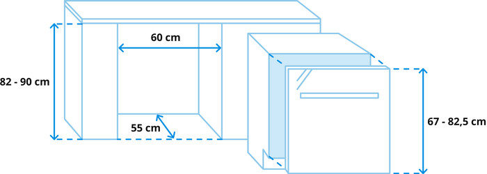 AEG FSE76738P 7000 GlassCare / Einbau / Vollintegriert / Nischenhöhe 82 - 90 cm visuelles Coolblue 1