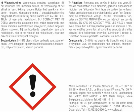 Miele Machine Cleaner IntenseClean 200g visual supplier