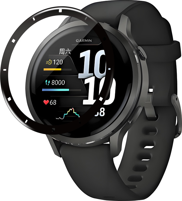 BlueBuilt Garmin Venu 4 45mm Screen Protector right side