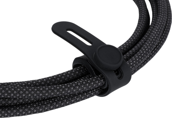 BlueBuilt USB-A-auf-USB-C-Kabel 3 m Nylon Schwarz detail