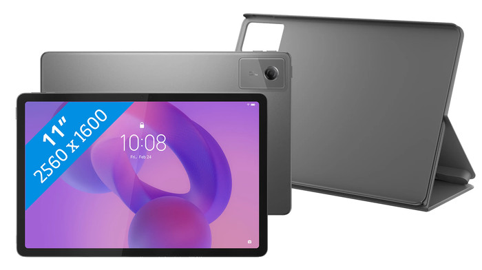 Lenovo Idea Tab 11 Zoll 256GB WLAN Grau mit Stylus + Book Case Grau Main Image