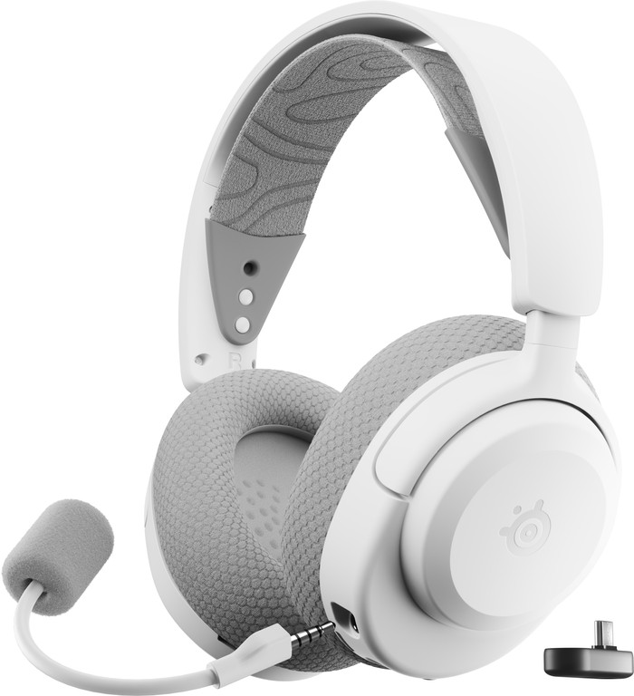 SteelSeries Arctis Nova 3 PC Kabelloses Gaming-Headset Weiß Verbundprodukt