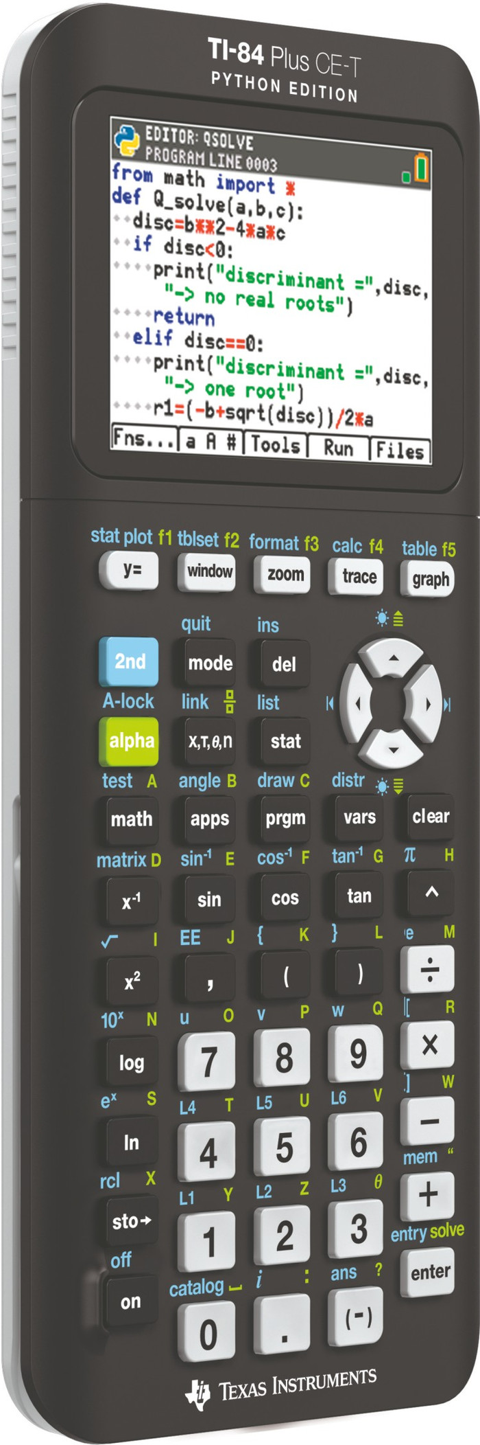 Texas Instruments TI-84 CE-T + Python App null