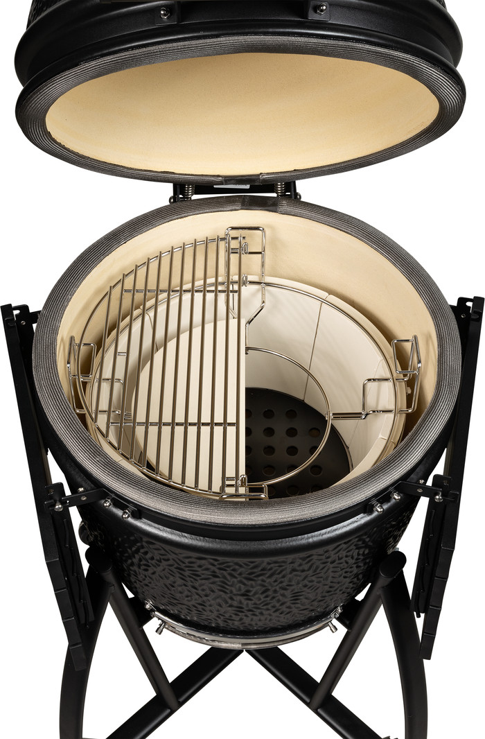 Grill Guru Prime Satin Black Medium innen