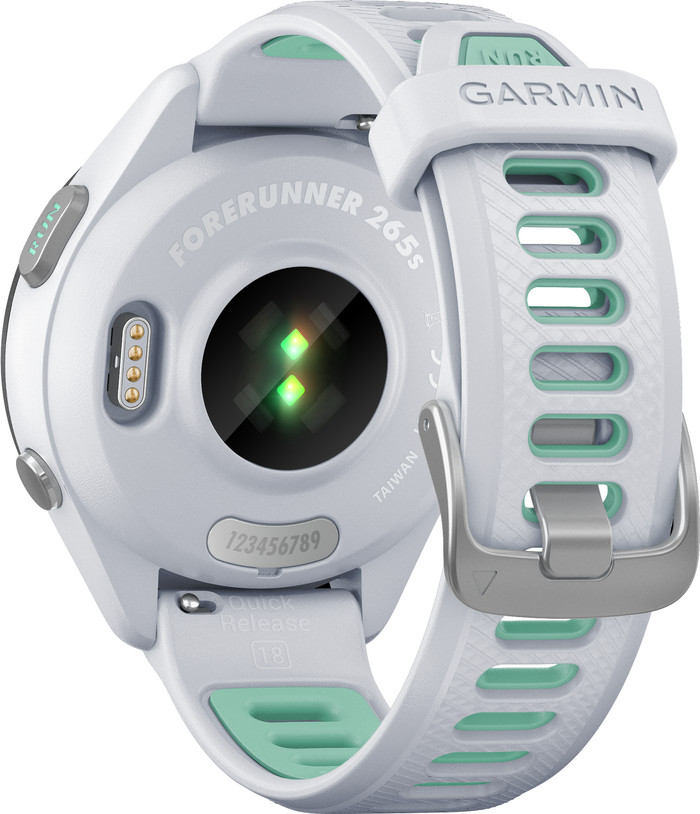 Garmin Forerunner 265S White back