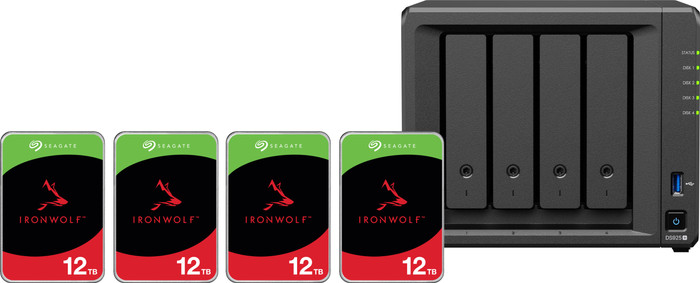 Synology DS925+ + Seagate Ironwolf 12 TB 4er-Pack Main Image