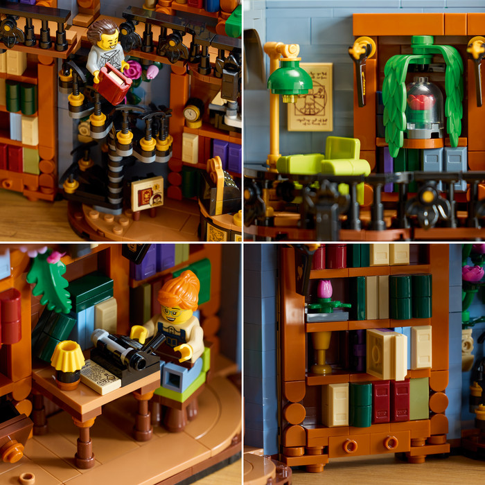 LEGO Icons Bookend: Bookstore 11379 product in use