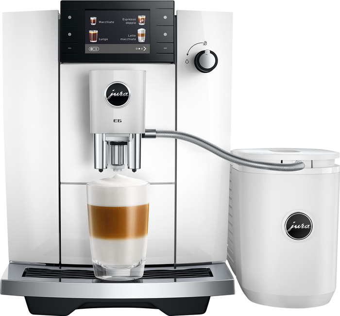 JURA E6 Piano White (ED) vorne