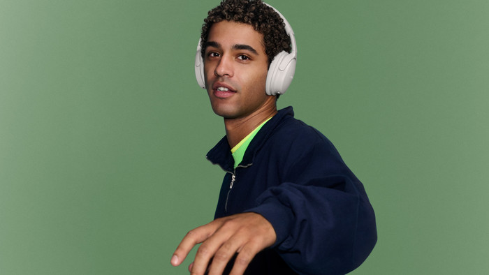 Bose QuietComfort Headphones (2. Gen.) Weiß produkt in gebrauch