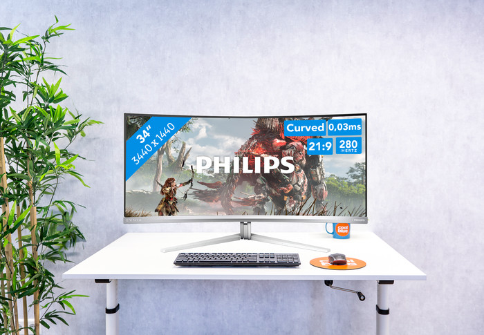 Philips EVNIA 34M2C8600P QD-OLED Curved visuelles Coolblue 1