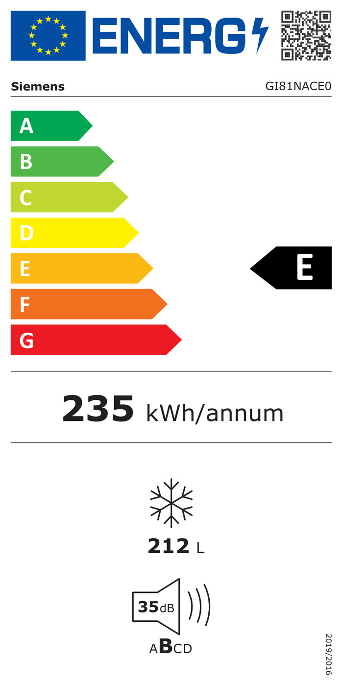 Siemens GI81NACE0 energielabel