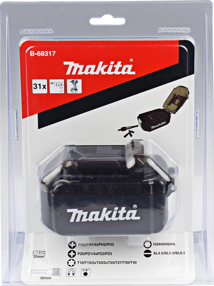 Makita Schraubbit-Set 31-teilig B-68317 produkt in gebrauch